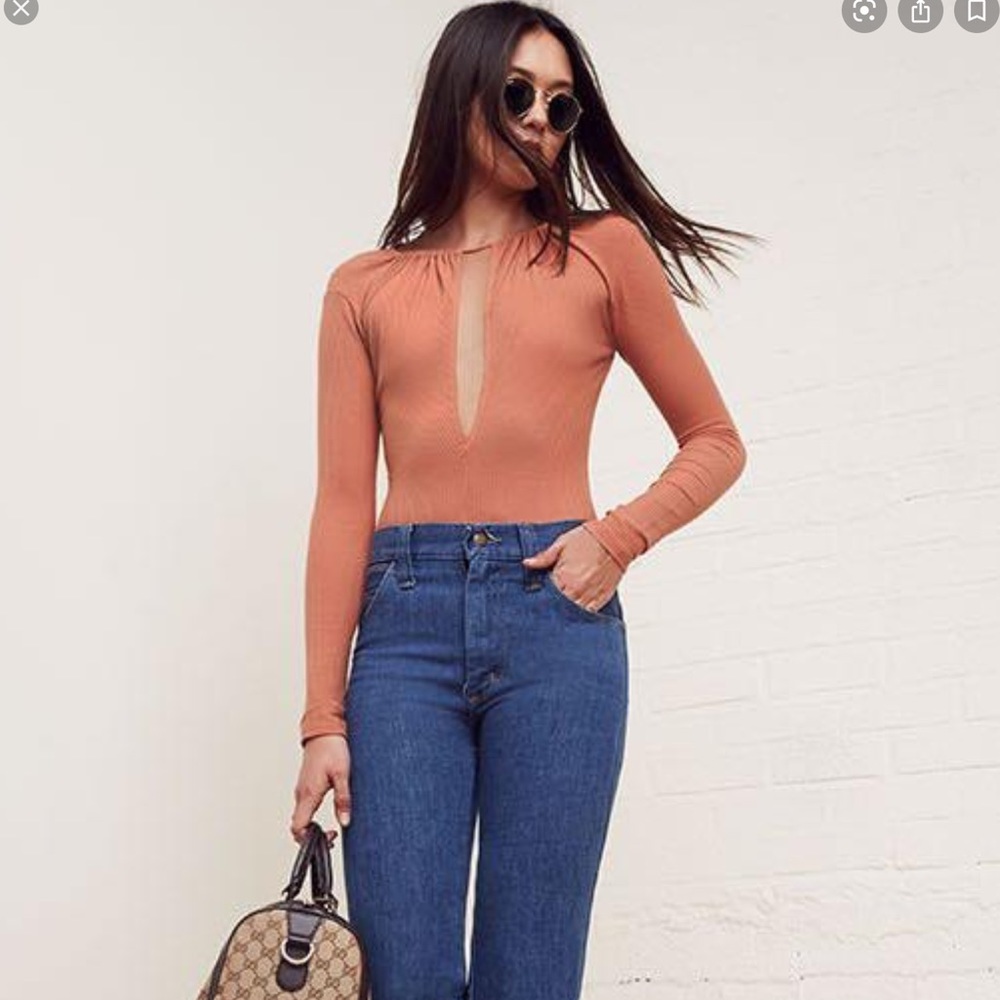 Reformation Laurence Bodysuit-Sz XL